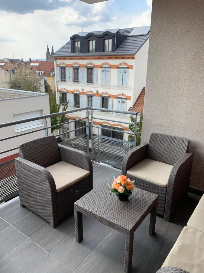 Sion City Mulhouse Centre - Parking Et Balcon-Wifi 5G Gratuit Eksteriør bilde