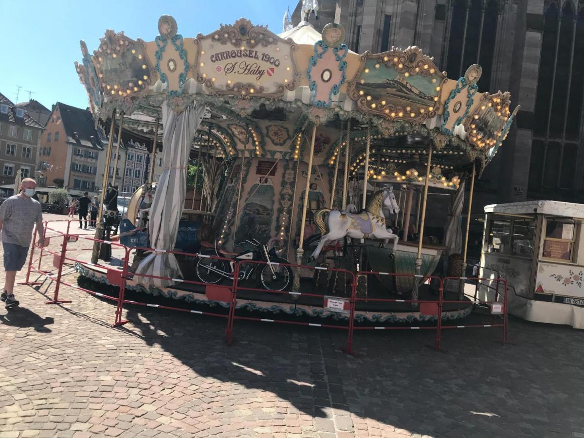Sion City Mulhouse Centre - Parking Et Balcon-Wifi 5G Gratuit Eksteriør bilde
